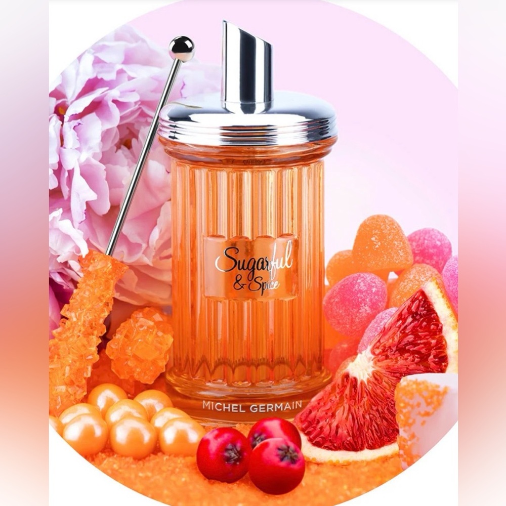 MICHEL GERMAIN SUGARFUL & SPICE ORANGE SCENT 100 ML & 10ML ROLLERBALL-BRAND NEW